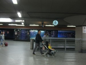 Se pasa sin verlo (Estación de Atocha. Madrid).